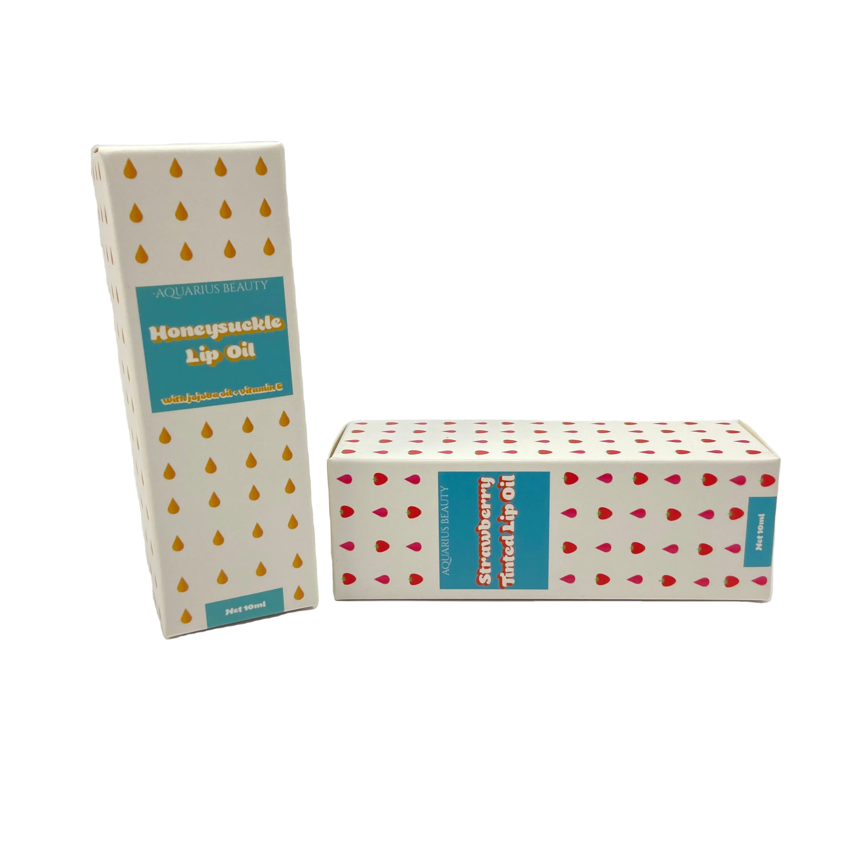 custom printing serum box paper skin care products cosmetic jar packaging box for wig care product