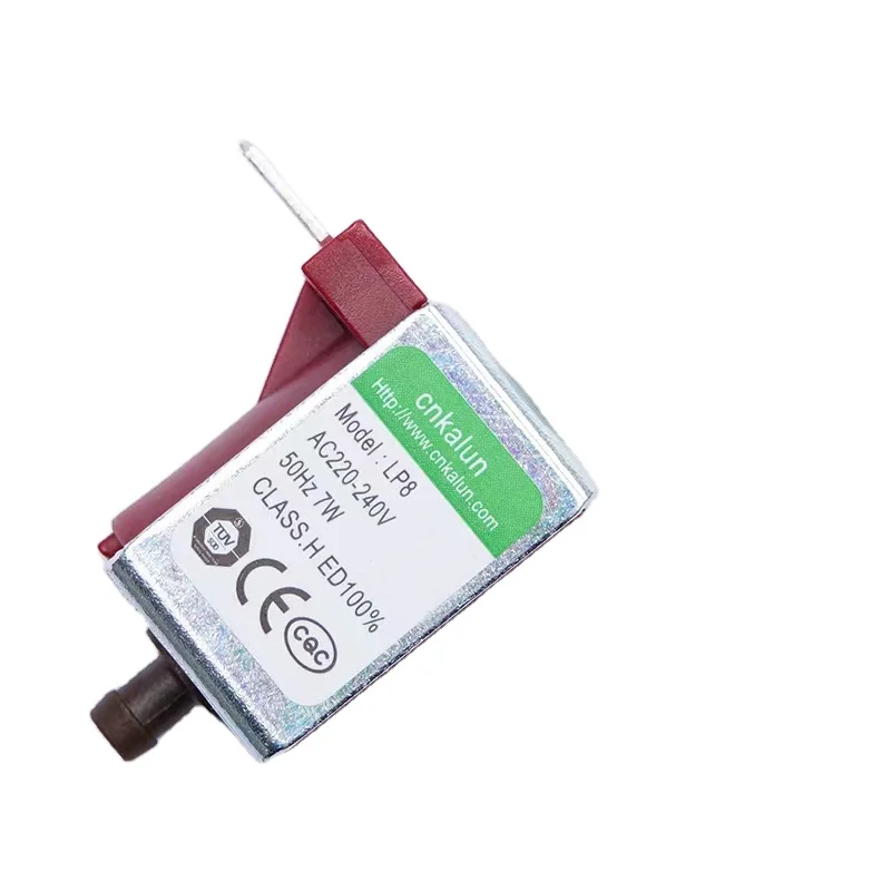 Best Selling LP8 0.5Bar 24V 110V Low Pressure Mini Micro Solenoid Pump for Steam Iron Perm Machine