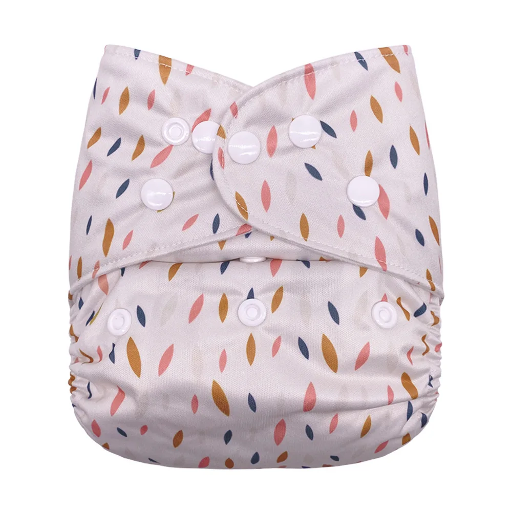 one size fit all reusable soft breathable pants dry 100% Organic Cotton Baby Cloth Diapers