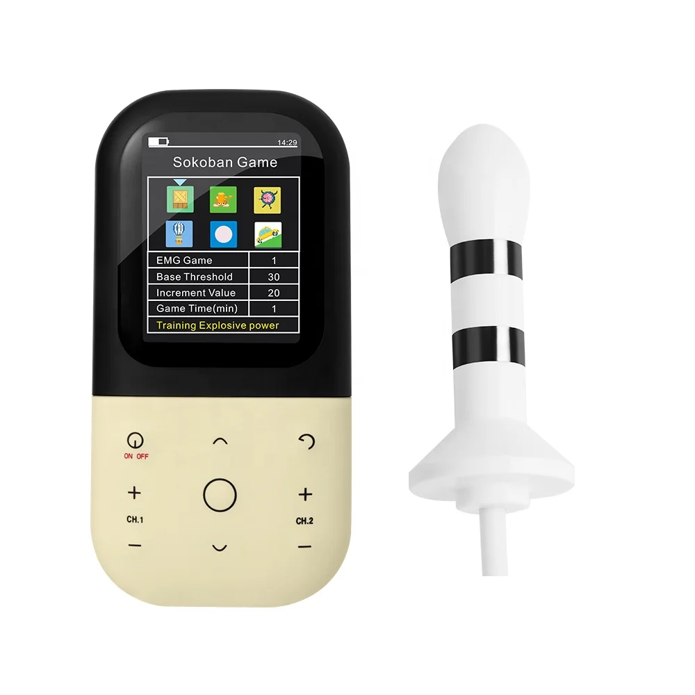 pelvic floor stimulator pelvic floor muscle pain relief stimulator biofeedback EMG device with ETS STIM Functions Kegel Toner