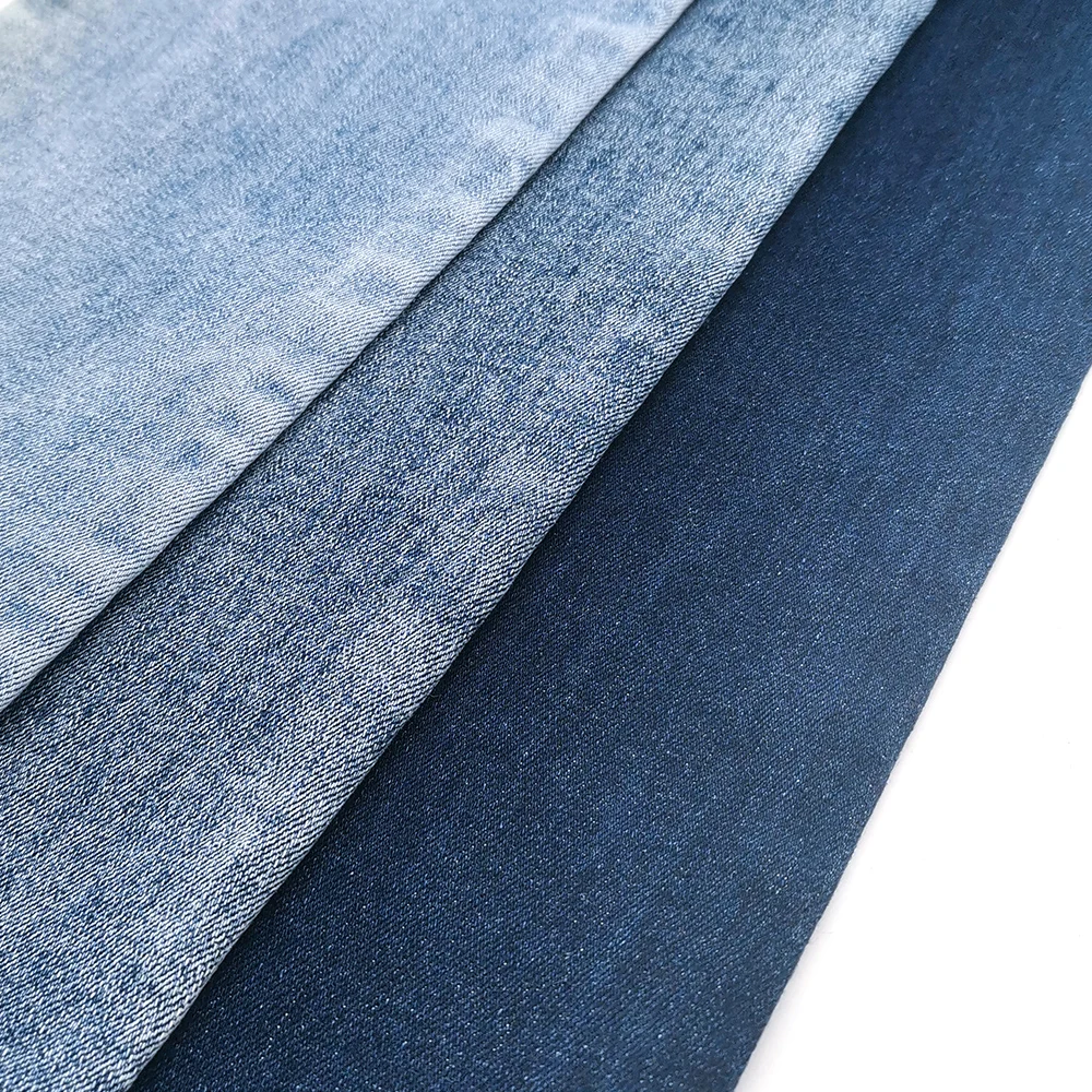 12OA+11.7*21/75D+55D TR+21/75+40D TR denim fabric for clothes