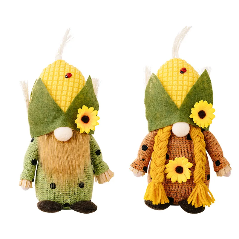 New Swedish Tomte Standing Harvest Festival Gnomes With Corn For Harvest Festival Gonk Gift Home Shop Decoration
