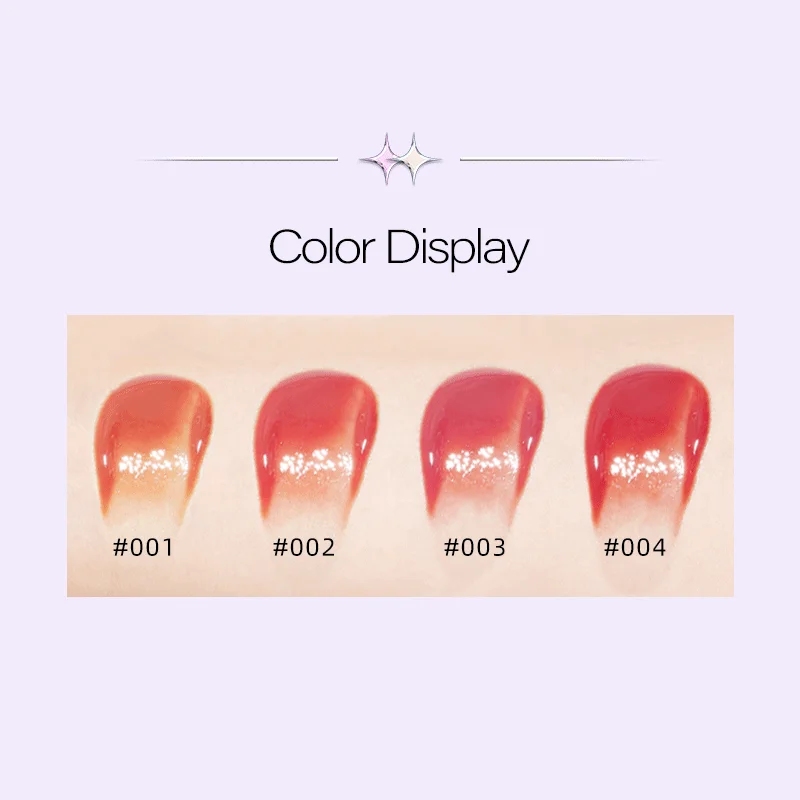 Best selling makeup juicy watery lip gloss water light lip glaze moisturizing mirror Waterproof glossy liquid lipstick