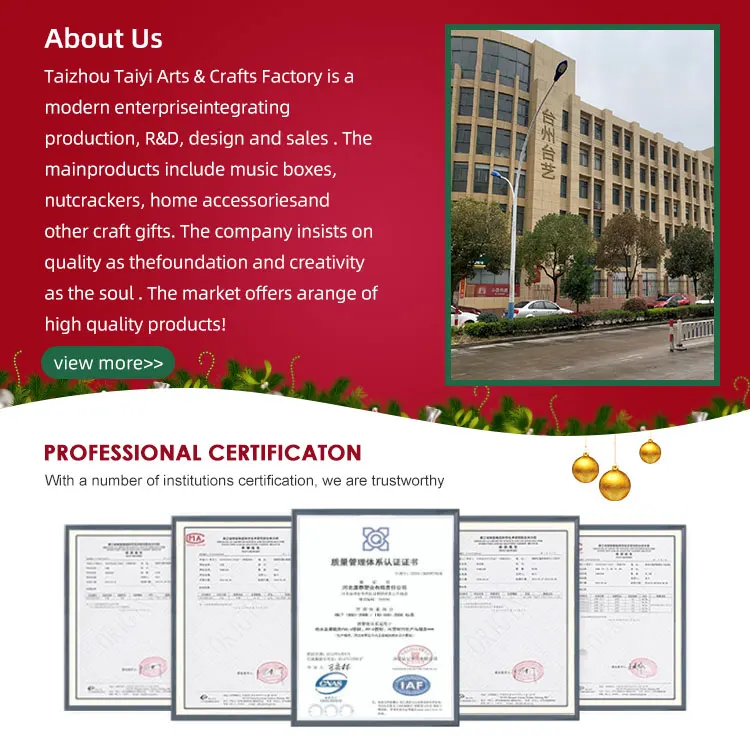 Nutcracker High Quality Customizable Wooden 7/10cm Nutcracker for Christmas Decorations