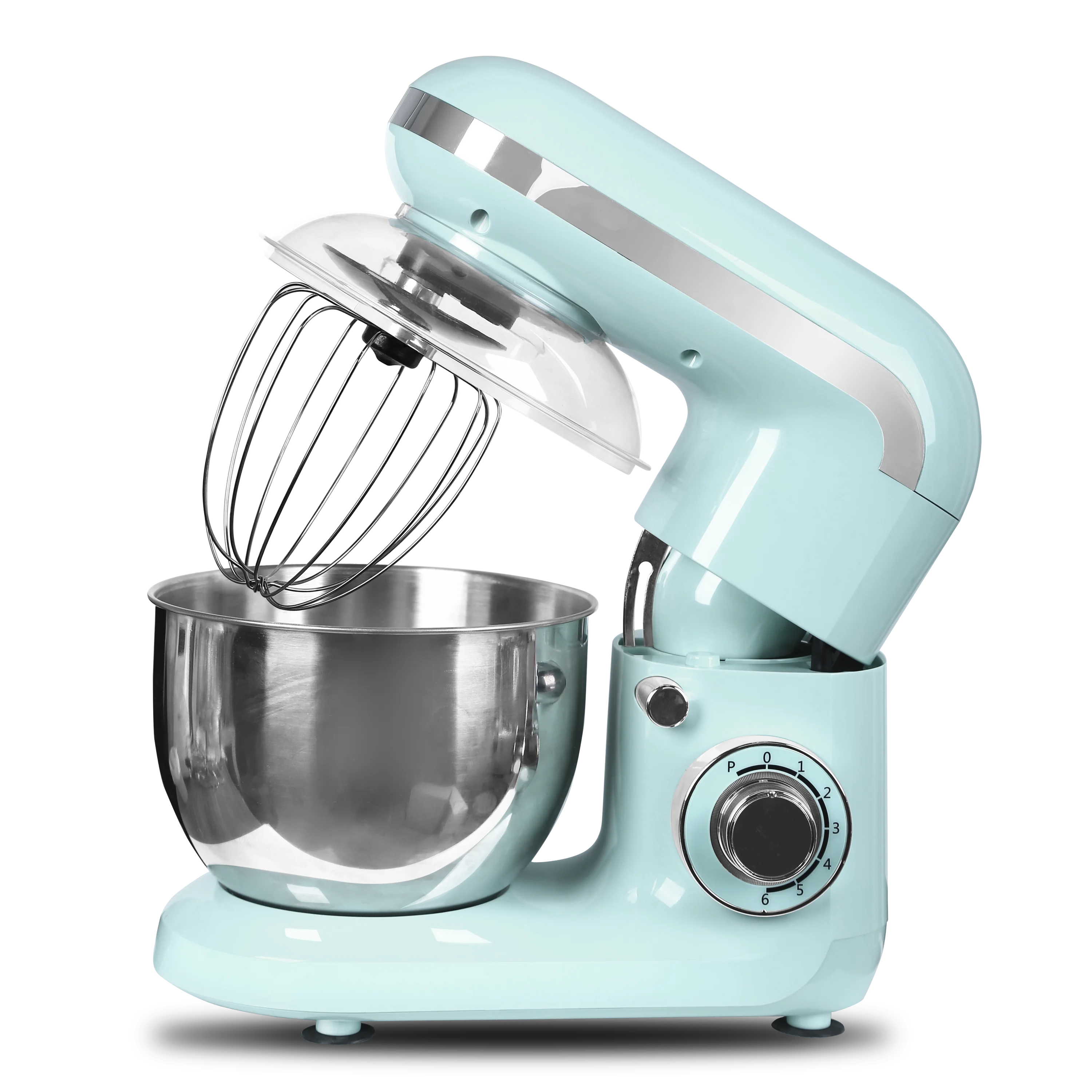 800W powerful kitchen machine 5L large food stand mixer with metal gears driving system