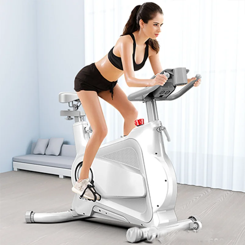 Exercise Bike for Home Gym Use with Large LCD Display & Tablet Holder, Super Quiet Magnetic Resistance Indoor Cycling Bike