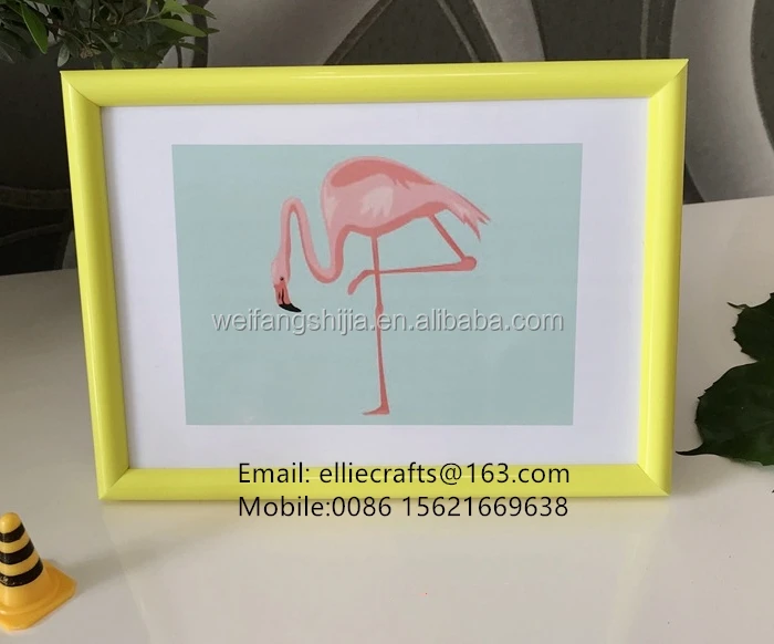 Home decoration picture frame collage, A1 A2 A3 A4 black gold plastic frame for Art wall decorative Picture Photo Frame Set