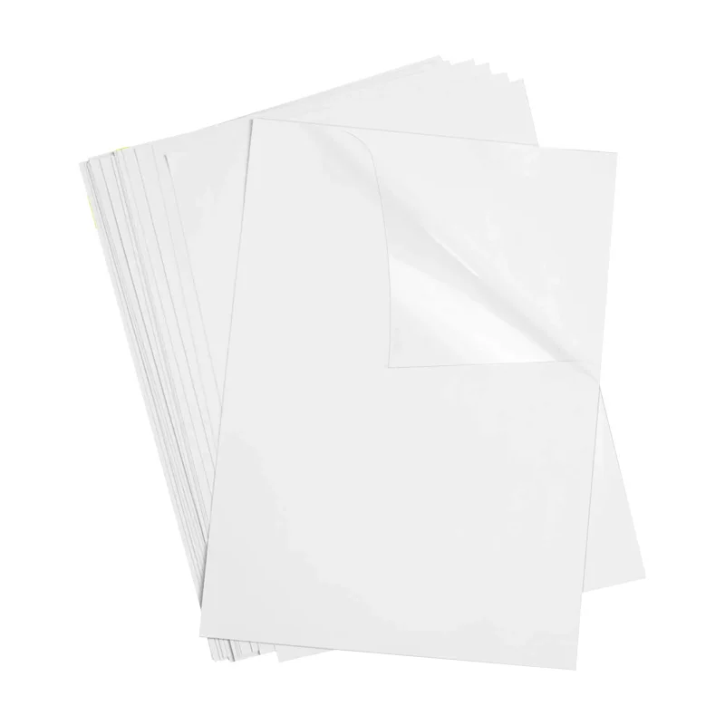 Vinyl Printable Waterproof Self-adhesive Glossy Matte Paper Sheet For Inkjet Printer A4 Vinyl Label Sticker Paper