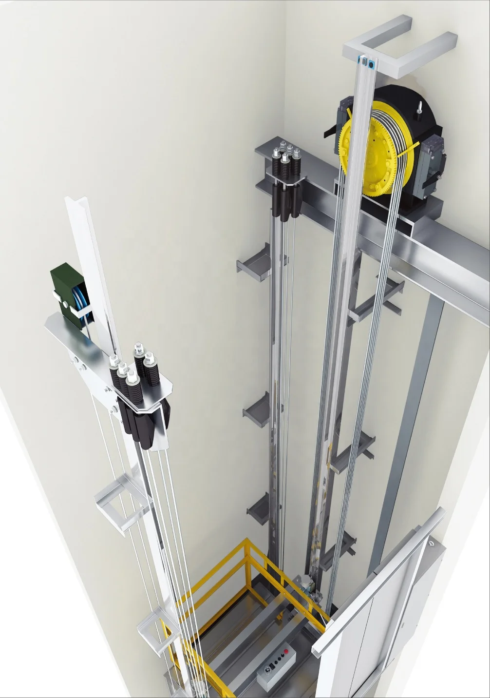 Machine Roomless Passenger Elevator for 6 to 26 Persons/450kg to 1600kg