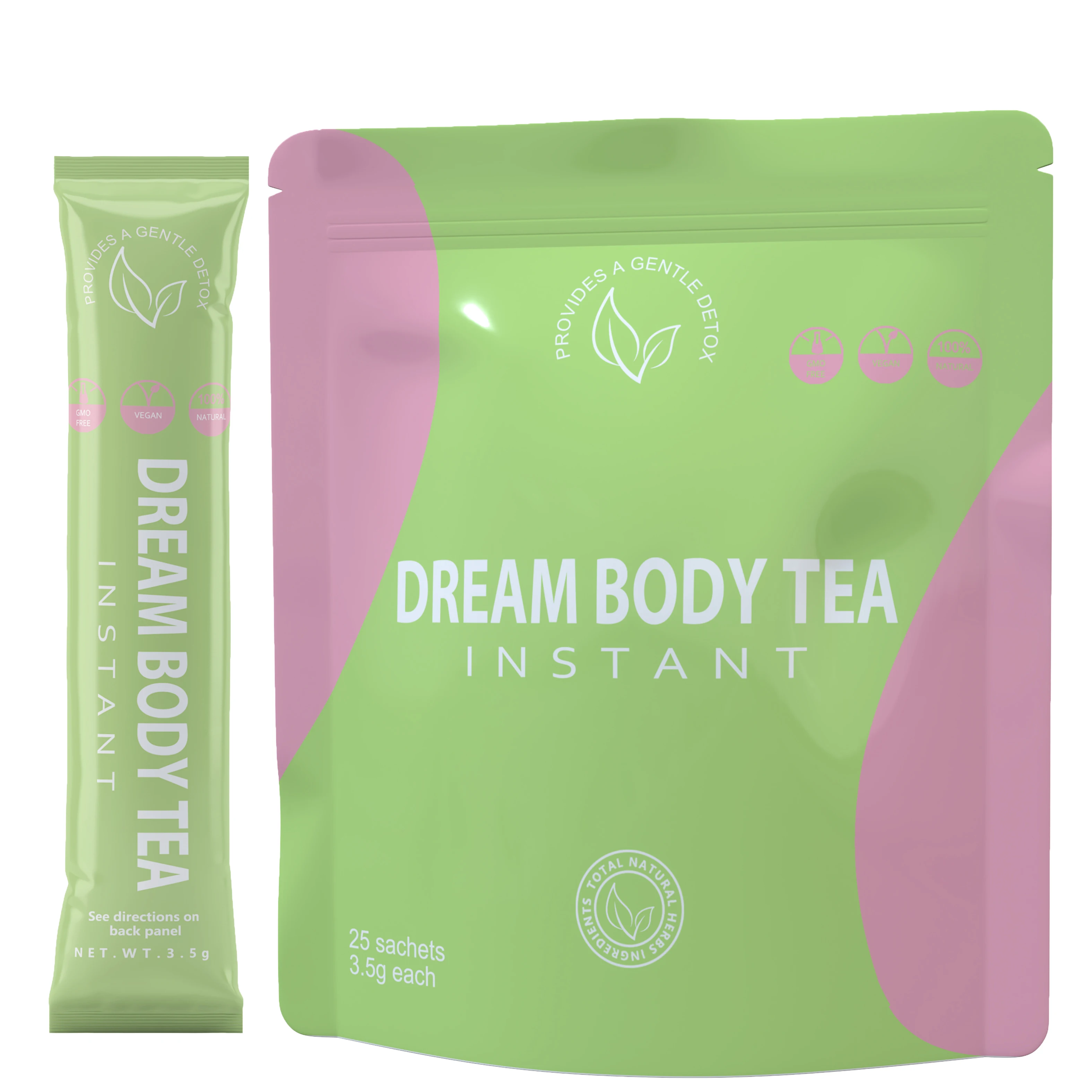 Instant Dream Body Tea for Bloated Belly & Digestion Body Colon Cleanse with Milk Thistle Senna Leaf Digestive & Flat Tummy Tea