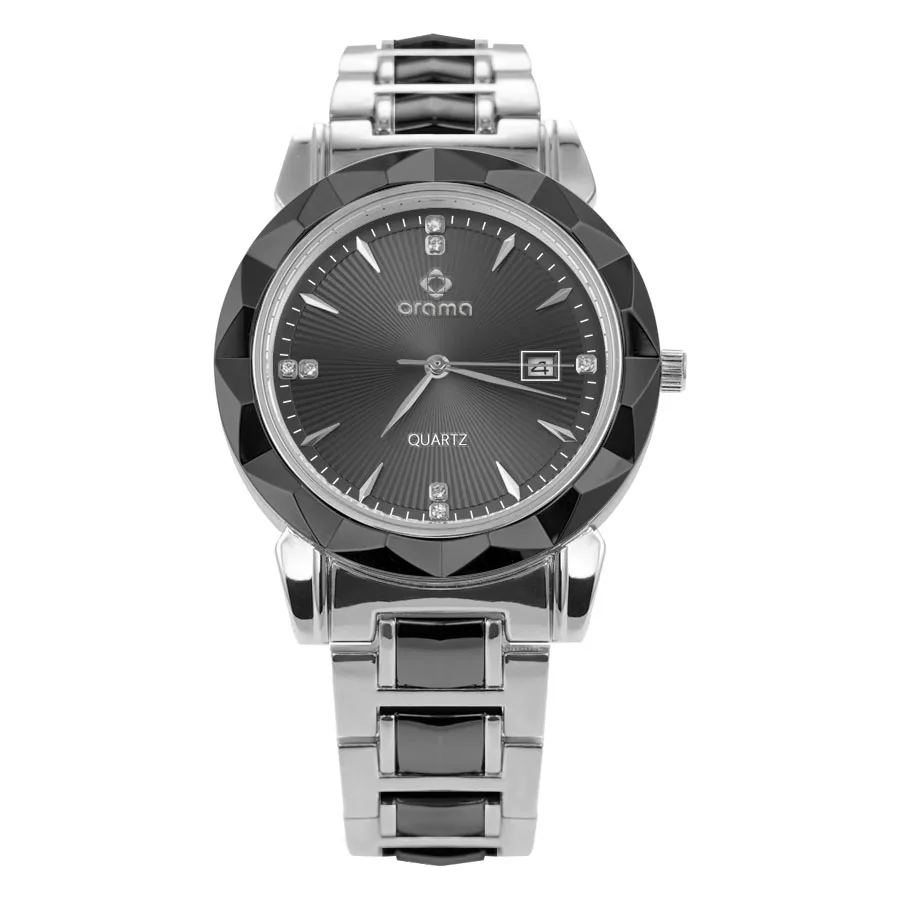 
New model top quality shock resistant quartz watches solid reputation top brand luxury bling quartz round men watch 