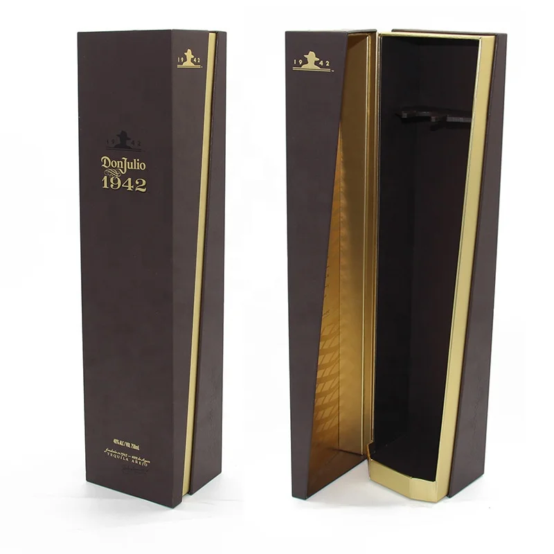 Wholesale Wine Bottle Box Packaging For Single Wine Bottle Luxury Wine Boxes Packaging Gift With Custom Logo