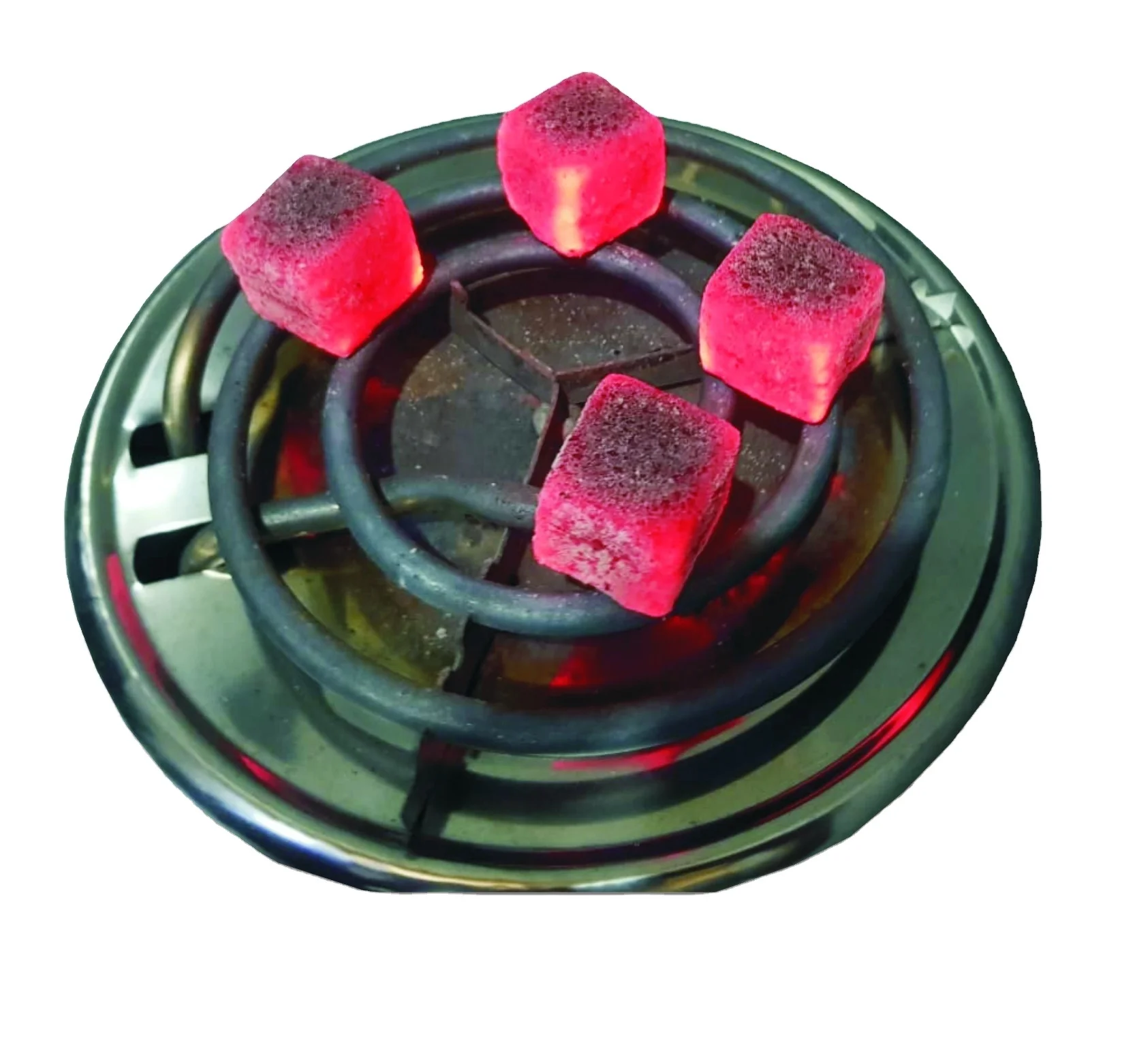 
 Кубический/квадратный древесный уголь для кальяна/Высококачественный из Индонезии, 25 мм, прочный и не ломается  