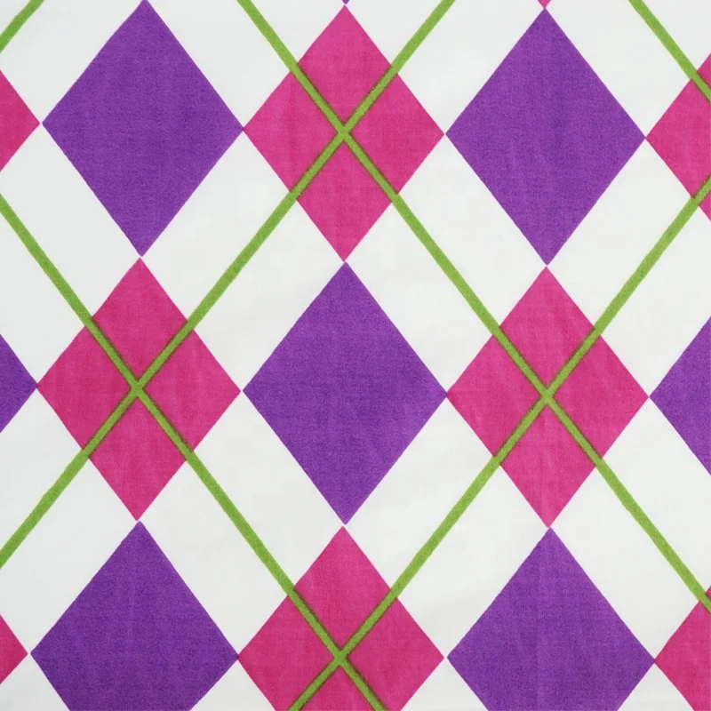 Термостойкая 100% хлопковая однотонная окрашенная ткань с принтом