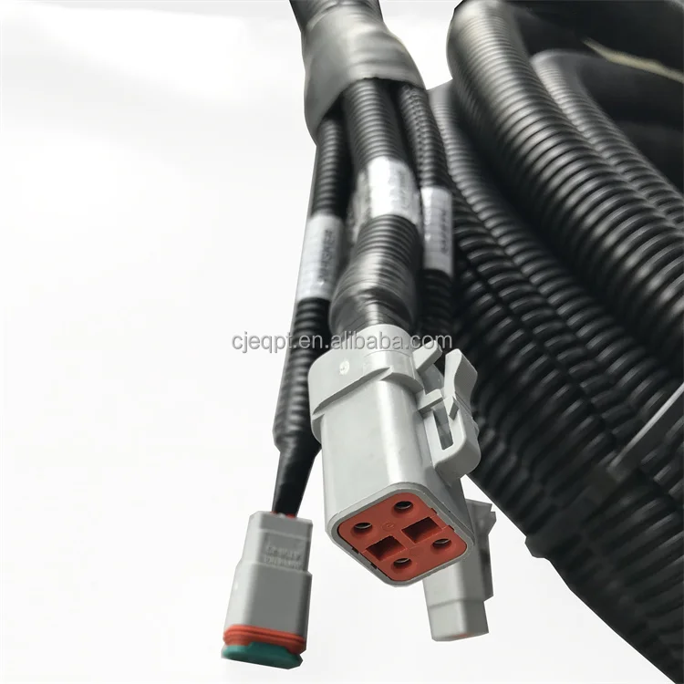 OEM custom 2pin-50pin automotive wire loom cable assembly RoHS wiring harness for truck car audio system