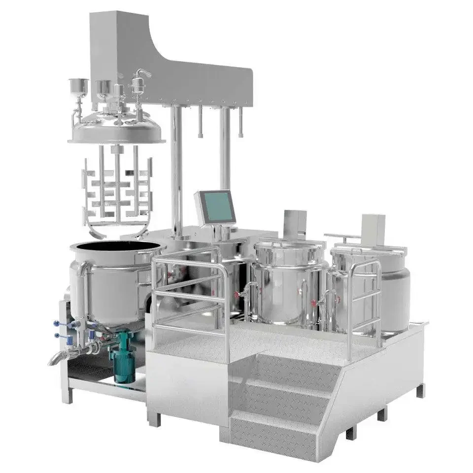 Vacuum homogenizing emulsification machine/Cheese food high speed mixer/Daily chemical products mixing tank