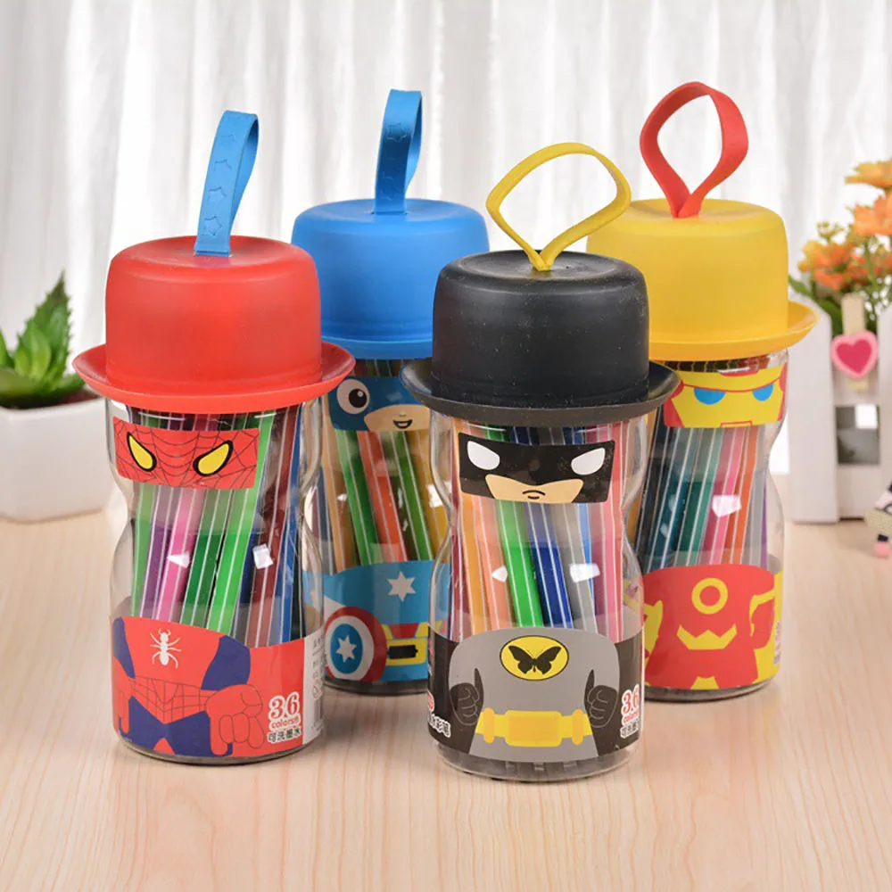 Water Color Real Refillable Marker Dual Brush Pen Art Markers Soft Bag Customize Set Painting OEM PVC Box Logo Time Packaging