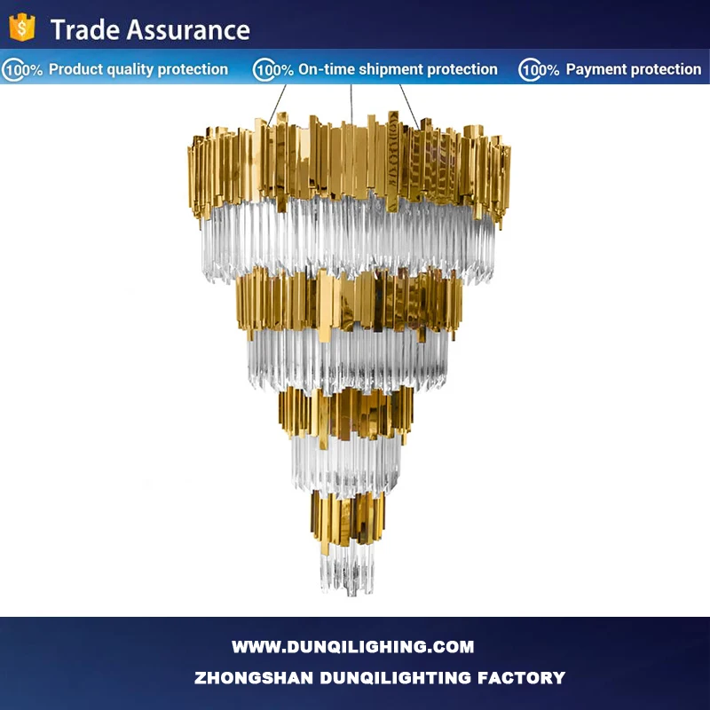 Chinese new products decorations hotel hotel light for 5 star hotel lobby project