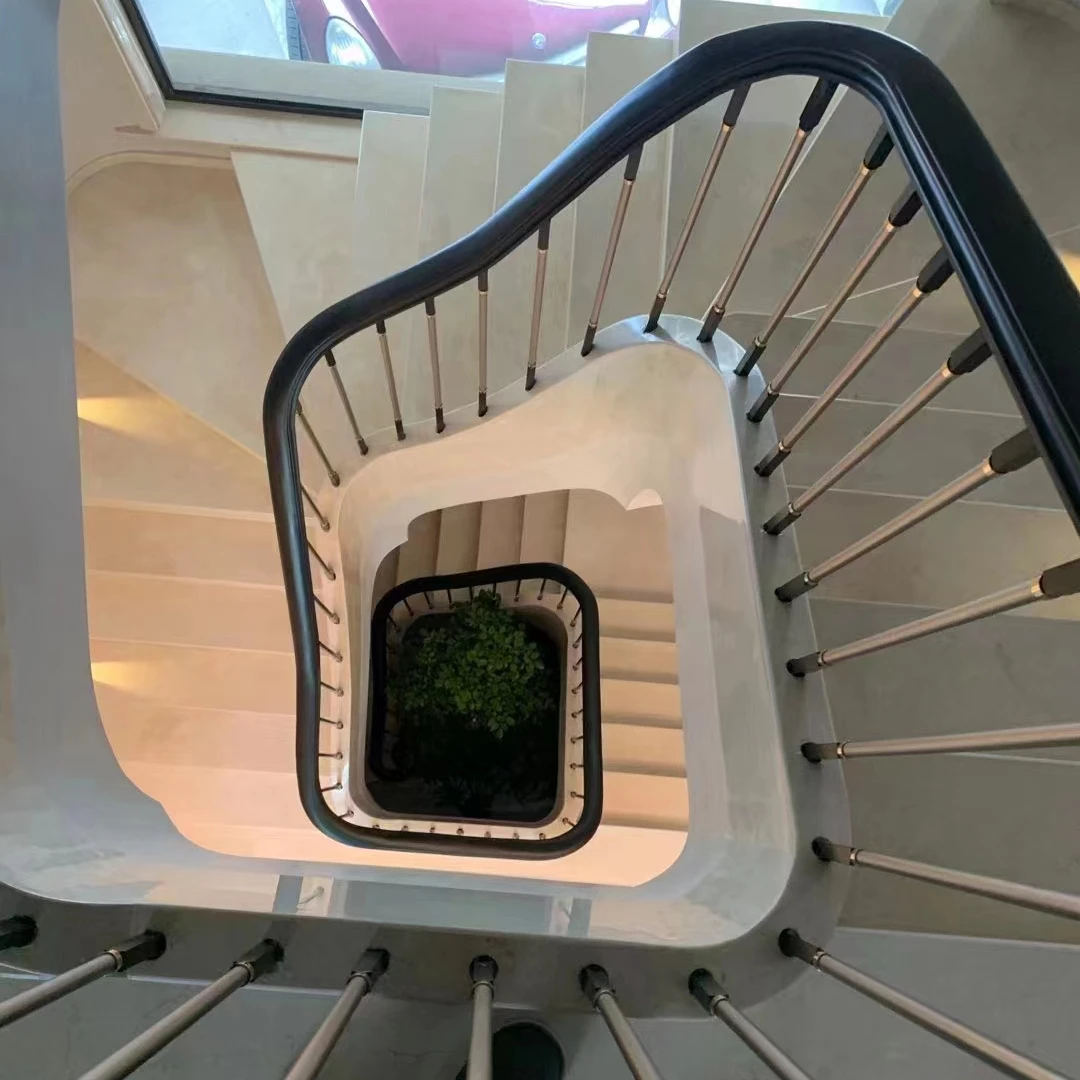 top 70 aluminium balcony stair wire villa kerala luxury stair handrail gold color indoor prima staircase white for sale