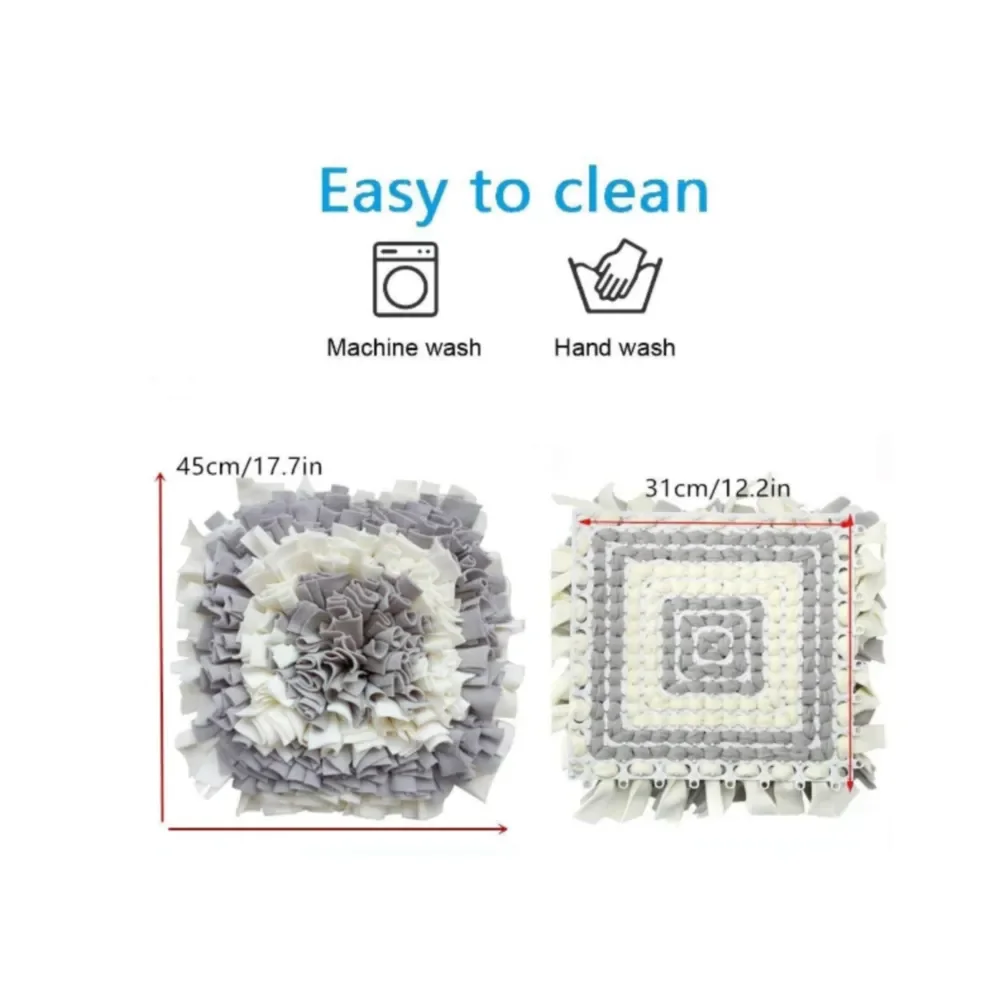 Pets Nose Training Work Daily Dog Pets Feeding Wool Felt Snuffle Mat Puzzle Interactive Toys