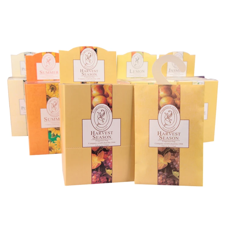 Wholesale Aroma Vermiculite Stone Scented Sachet Home Room Wardrobe Air Freshener Bag Fragrance Envelop Sachet