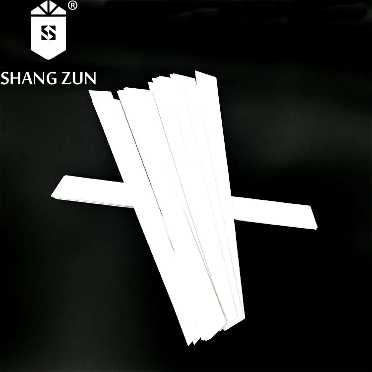 Wholesales paper cardboard  white shirt collar band for shirt Custom high quality shirt collar band for mens accessories