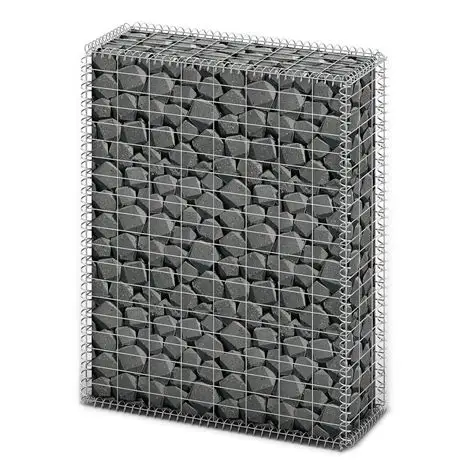 Hot Galvanized Coated 4mm wire 200x100x50 Gabion Basket Welded Gabion Mesh Boxes For Stone gabion Retaining wall