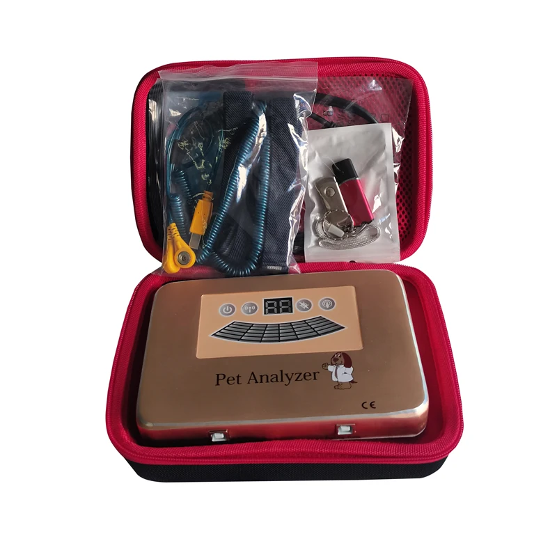Pet shop dog and cat health scanner quantum analyzer for pets