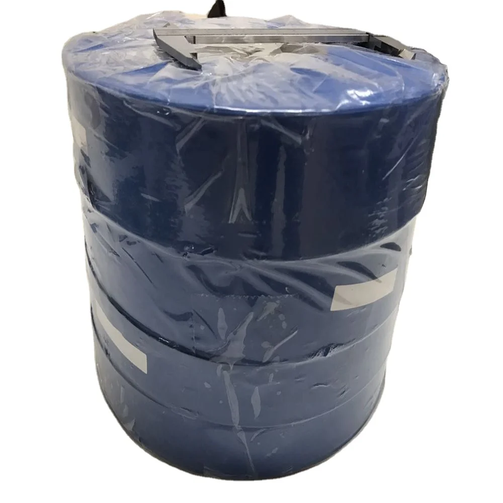 Синяя этикетка из ПВХ 45 мм/подъемная плоская ленточная этикетка и этикетка с храповым ремешком