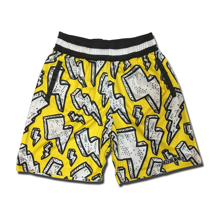 Полностью сублимированные спортивные Джерси с принтом оптовая продажа баскетбольные шорты на заказ