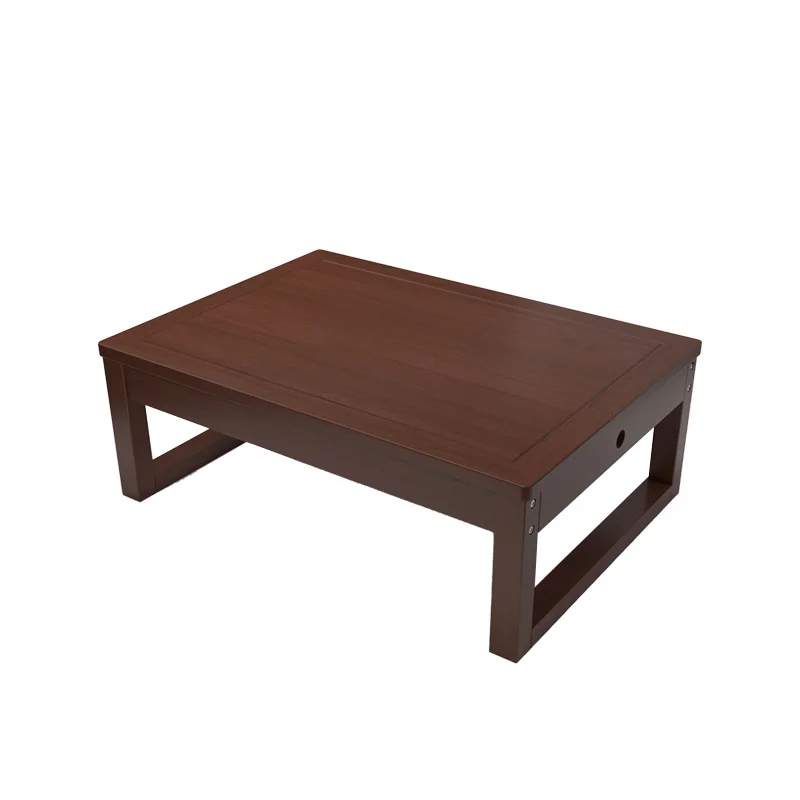 Multifunctional bamboo table with drawer  small short-legged table  use on a kang  table use for drinking or eating