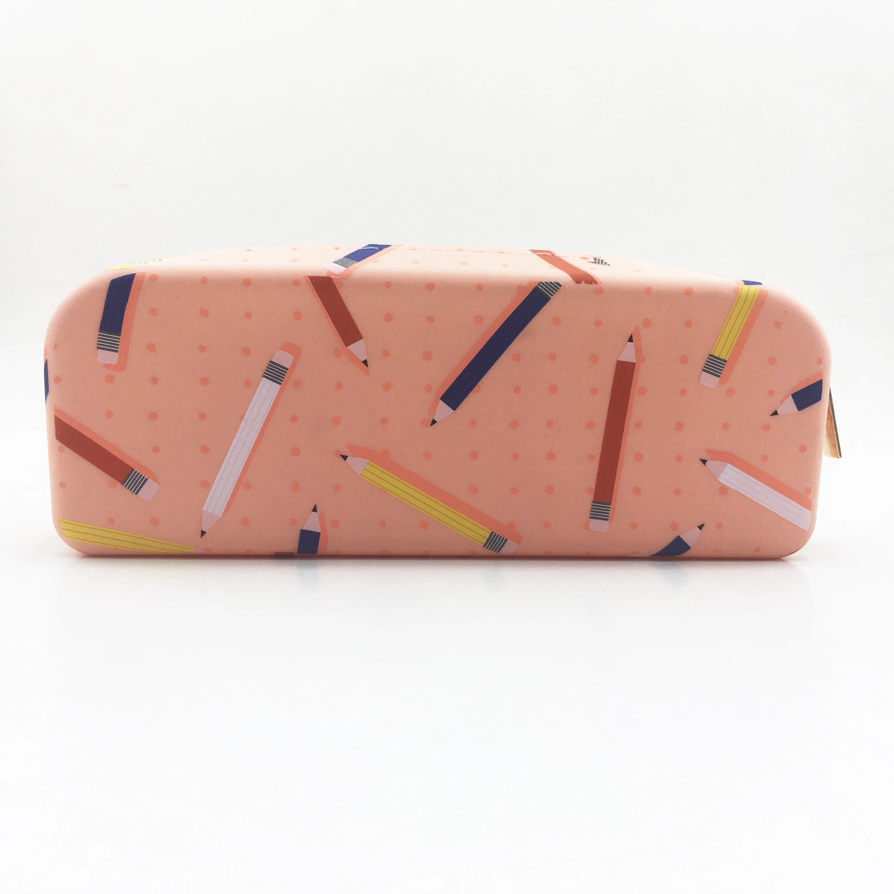 Wholesale Fashion Silicone Zipper Starry Sky Pencil Bag Pencil Case With Custom