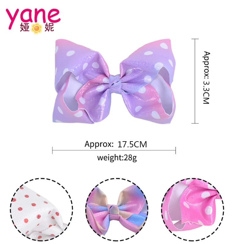 Fashion accessories about binder clips and cute style mix color jojo siwa bows for kids bows
