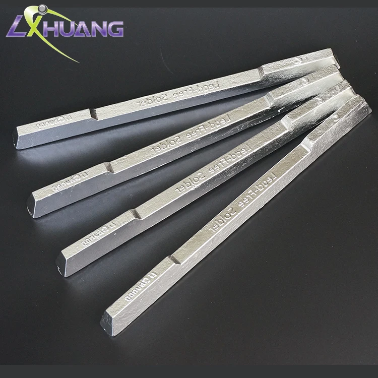 tin bismuth alloy solder bar 42sn/58 bi low temperature wave soldering rod accept ODM&OEM welding materials