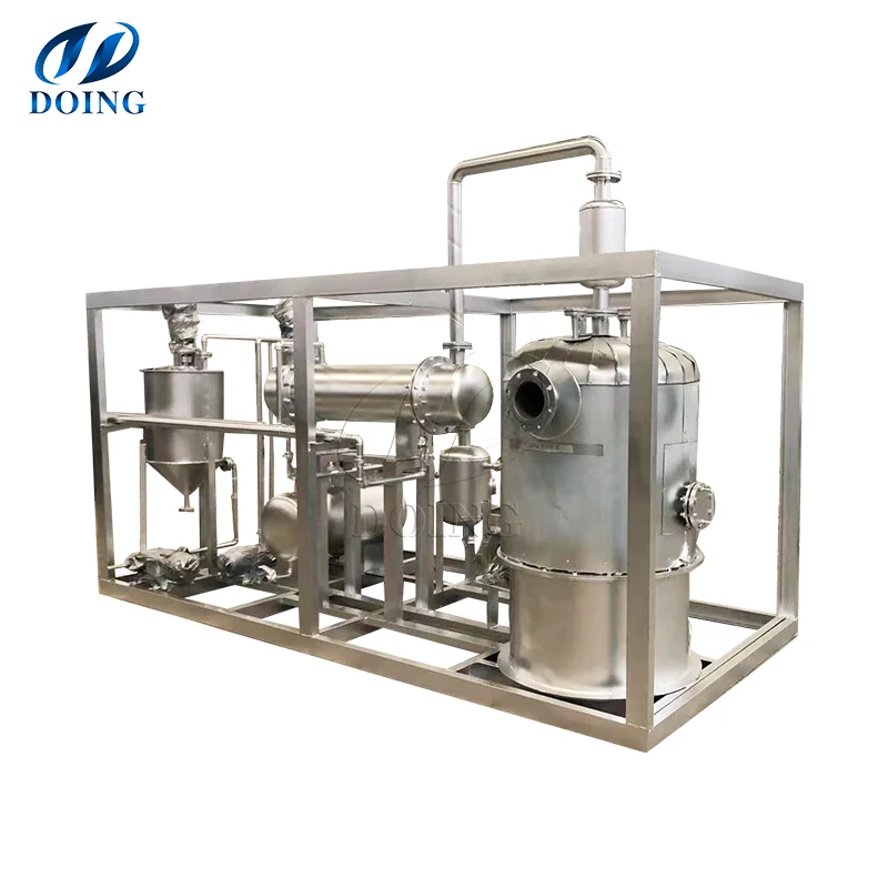 High Extracting rate Small Oil refinery machine Waste Oil to diesel Crude Oil to diesel Machine