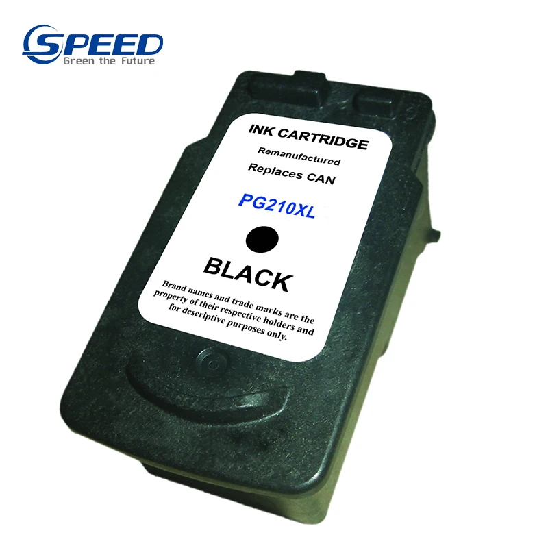 Восстановленный картридж для чернил SPEED PG210XL 16 5 мл BK замена Canon PIXMA