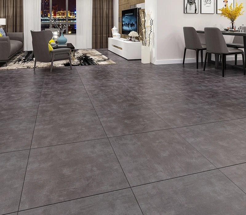 Gradient Gray Marble Textured 600x600 Antislip R12 Tiles Luxury Style Home Decorative Interior Floor Tiles