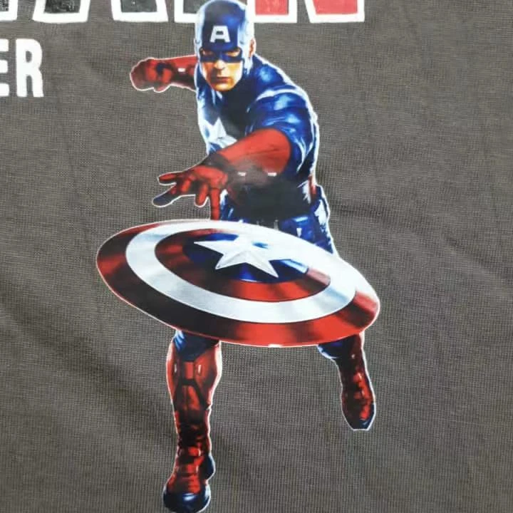 Термотрансферная печать на футболке декоративная наклейка