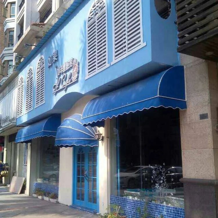 Наружный коммерческий ручной тент для окон «сделай сам»