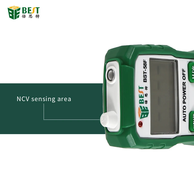 Digital Multimeter tester autoranging True rms automotriz multimetro with NCV DATA HOLD LCD backlight+Flashlight