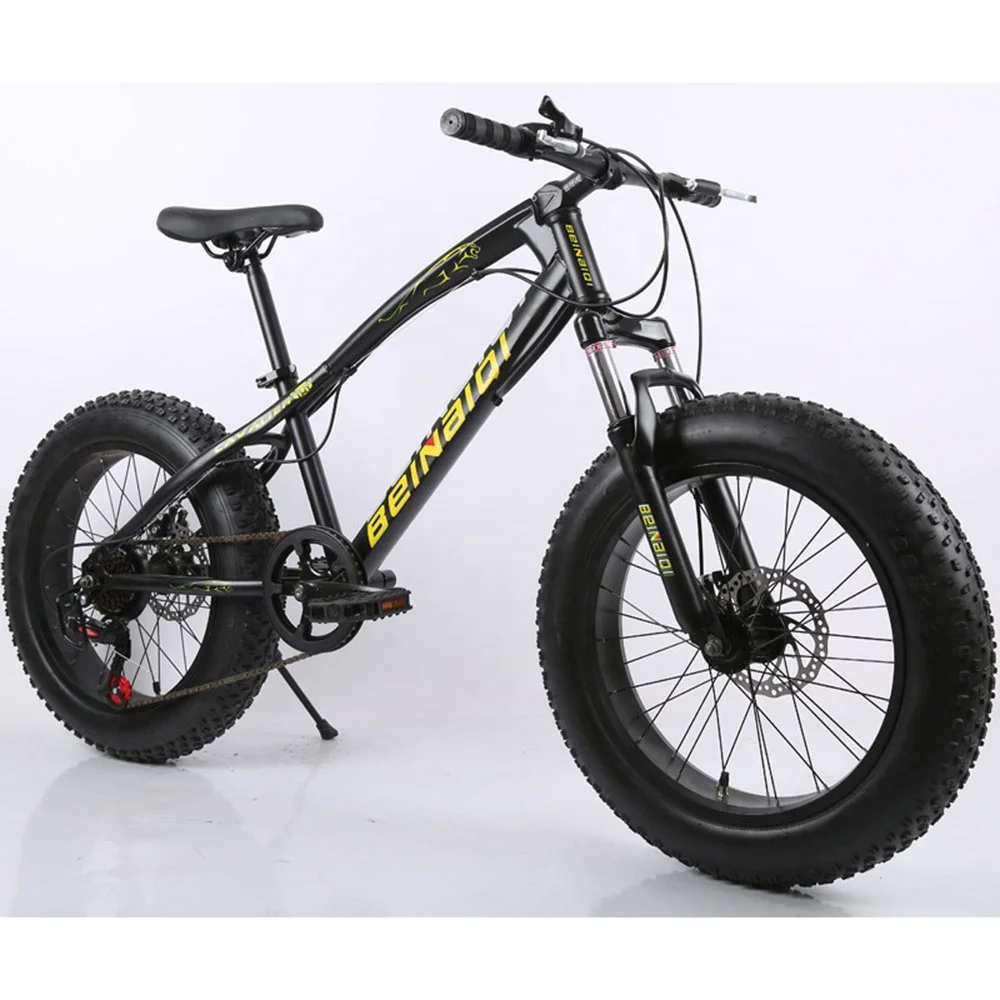 Factory Stock Double Disc Brake Beach Snow Mountain Mtb 20 Inch 7 Speed Fat Tyre Cycle for Men