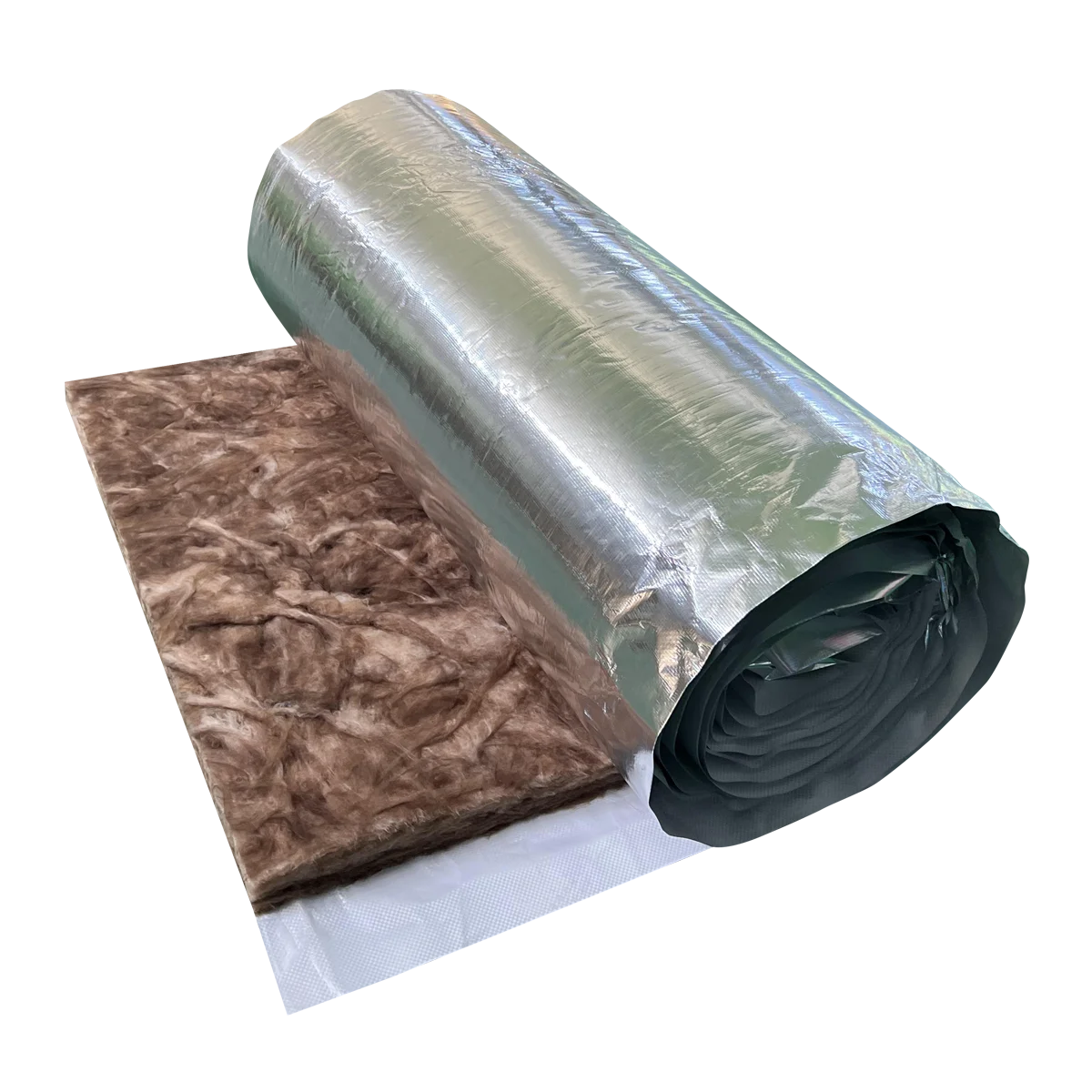 ECO Friendly Formaldehyde Free White Brown Density 12kg M3 Fiber Glass Wool Roll R1.3 R1.5 R2.3 Fiberglass Insulation Batt
