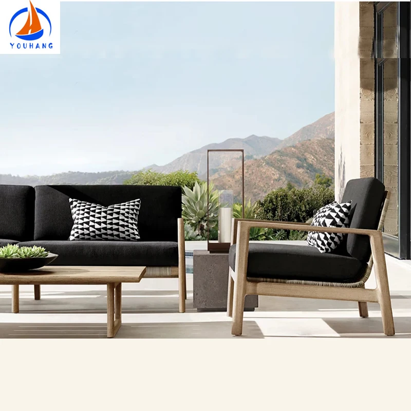 All-weather luxury rattan furniture mexico outdoor terrace sofa set grey pe rattan patio sofa brown