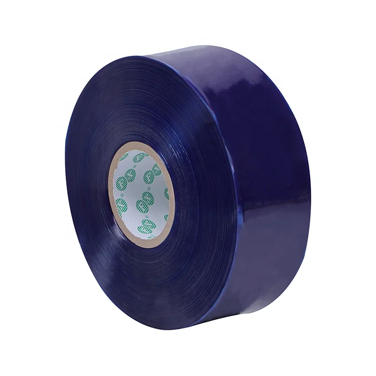 Fx Blue 76mm PVC Films for Wrapping Machine Plastic Wire and Cable Winding Film