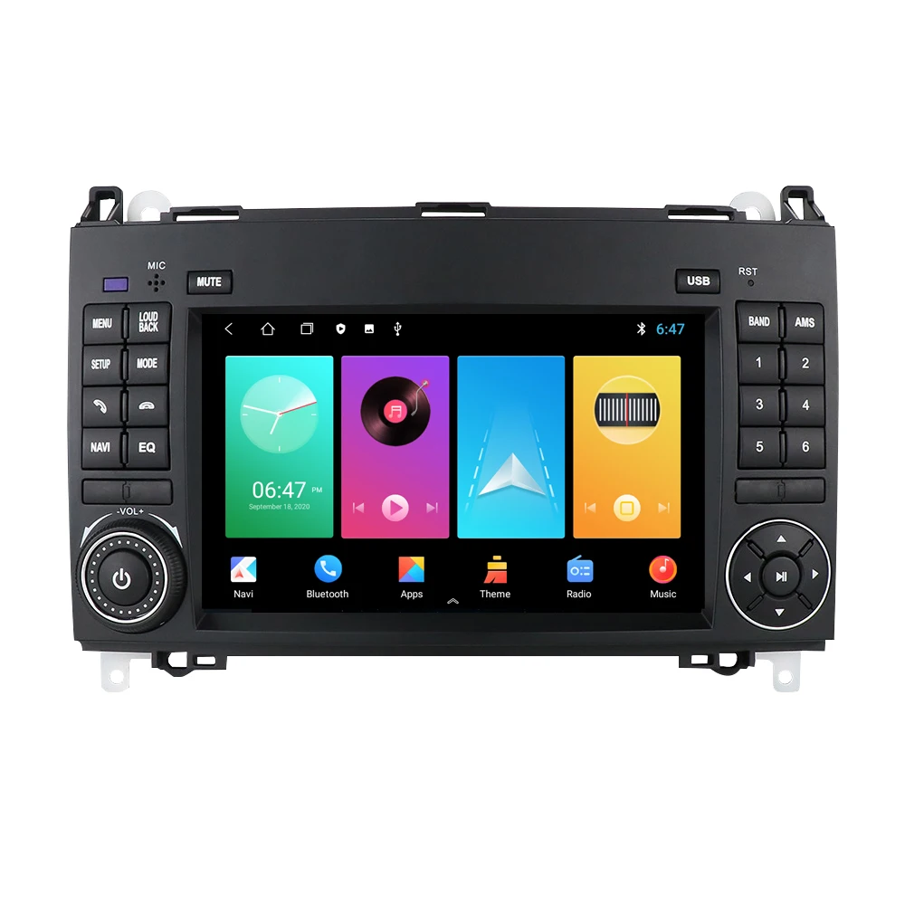LeLv Android 7 inch car radio BT GPS FM Player for Benz B200