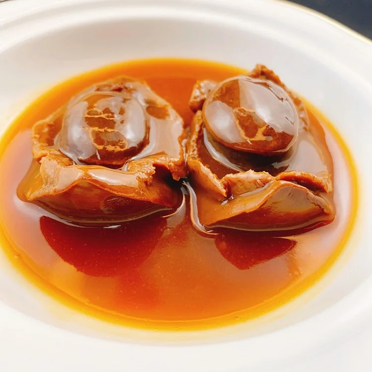OEM/ODM Nutritious Soup Braised Fresh Seasoned Food Brine 425g/can,24can/ctn Canned Abalone