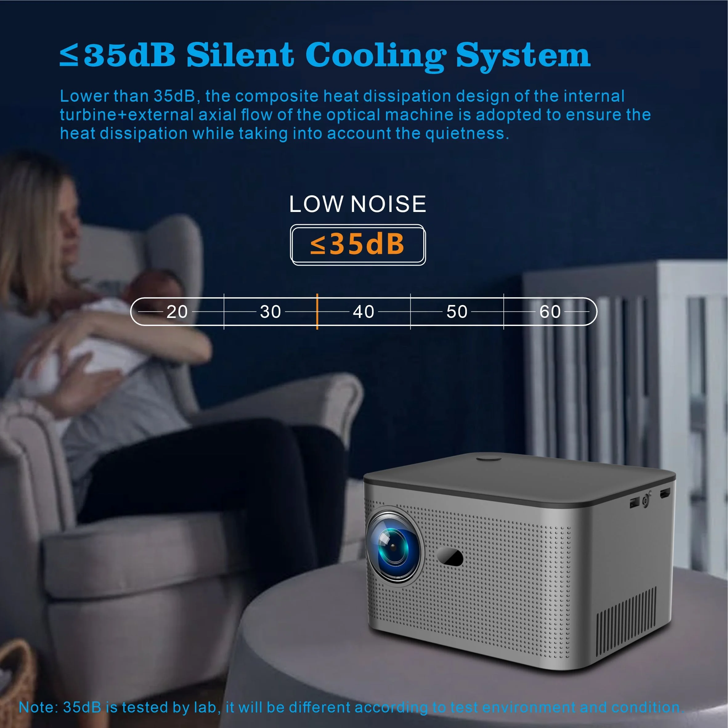 2024 Factory Direct Supply 4K HD Projector HY350 Android 11 2GB 32GB LCD 1080P 350Ansi LM Portable Projector HY350 Proyectores