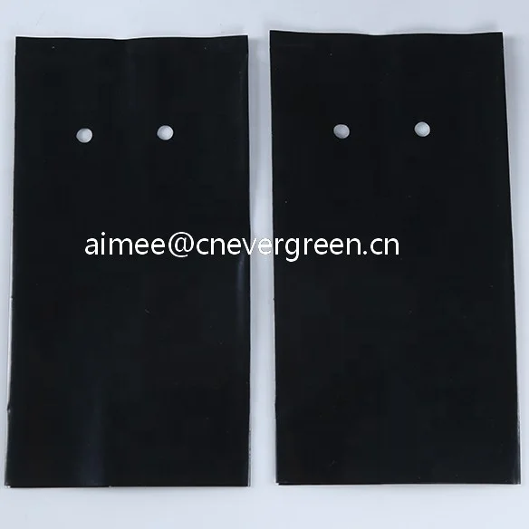 Черные пластиковые пакеты для рассады, горшок для растений