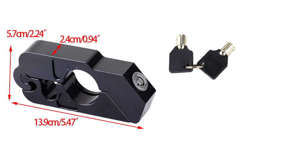  Тормозные Аксессуары для мотоцикла скутера квадроцикла тормозной клатч руль защита от кражи
