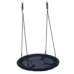 Outdoor Wear-Resistant Oxford Fabric Round Swing Set for Children Playground Fun